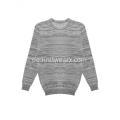 Herren Strickpullover Charcoal AB Yarn Crewneck Pullover